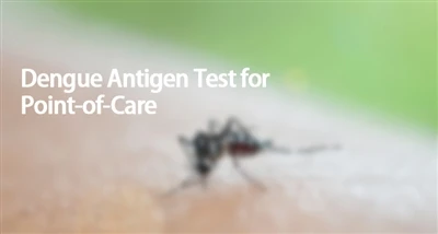 Teste de antígeno da dengue para pontos-de-atendimento